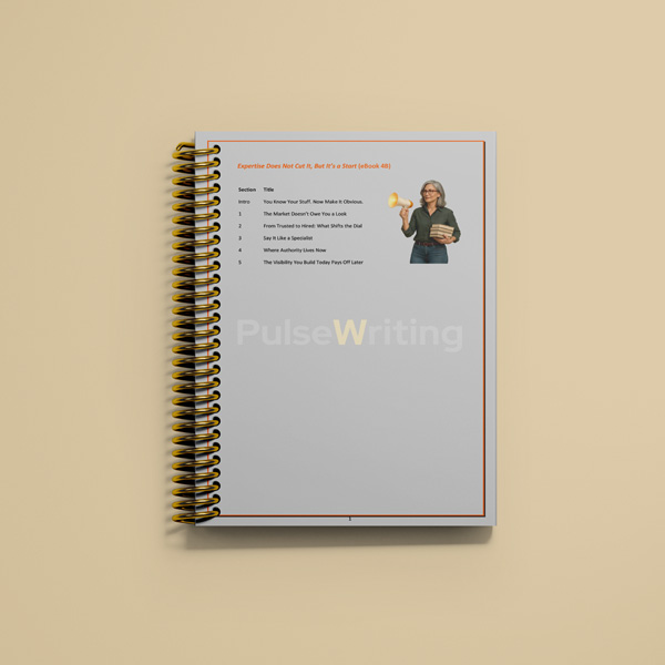 Expertise isn’t enough, But It’s a Start