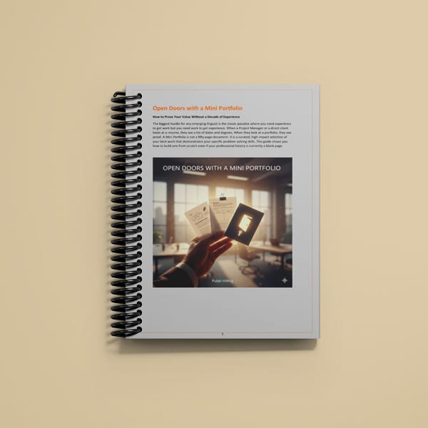 Open Doors with a Mini Portfolio